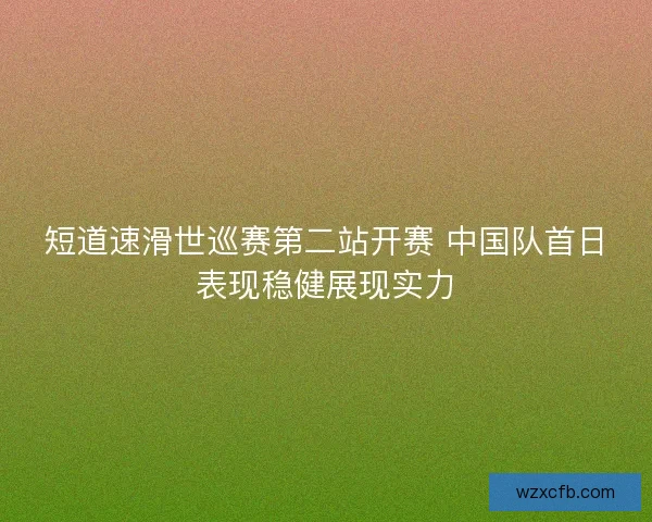 短道速滑世巡赛第二站开赛 中国队首日表现稳健展现实力